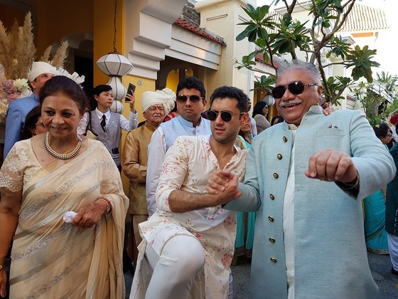 The wedding of the bride Kaabia - Indian billionaire jeweler, at JW Marioot Phu Quoc 2019.