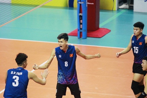 The young players of the Vietnamese men's volleyball team have grown significantly from this tournament. (Photo: AVC)