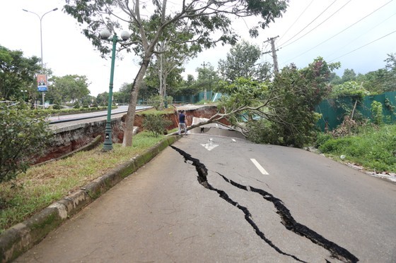 The area affected by the landslide is progressively worsening