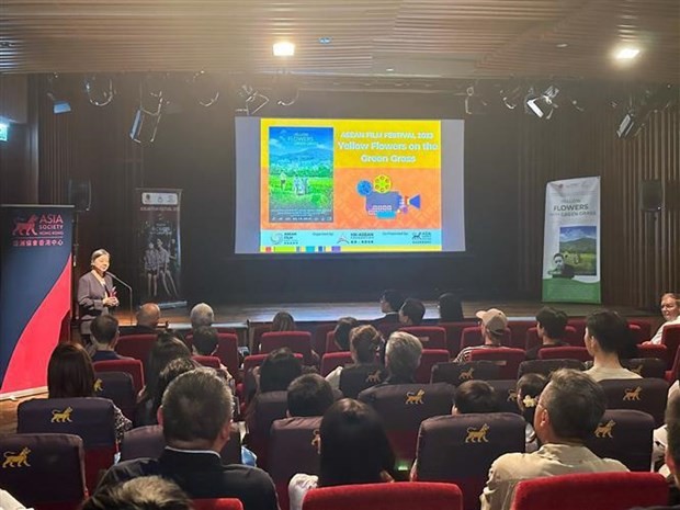 At a film screening within the framework of the ASEAN Film Festival in Hong Kong (China). (Photo: VNA)