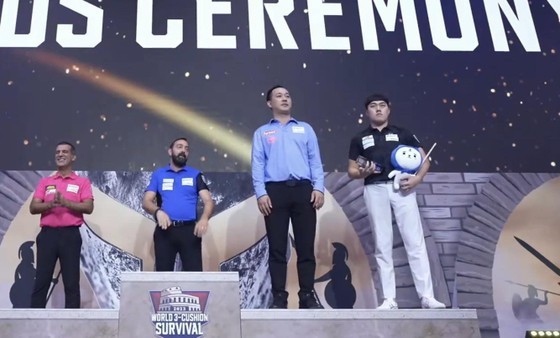 Billiards player Dao Van Ly secures third place at the Billiards World 3-Cushion Survival 2023