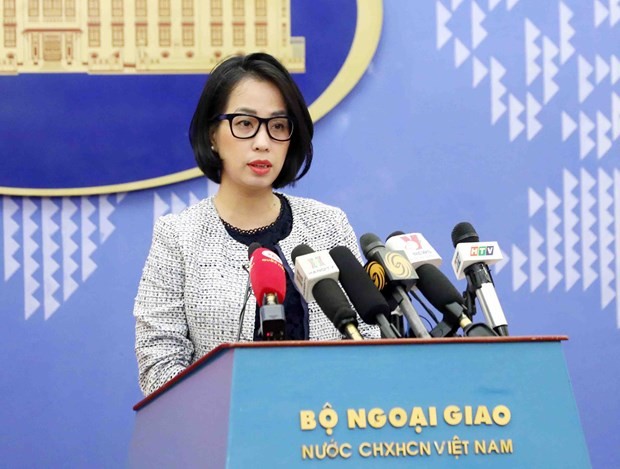 Spokeswoman of the Vietnamese Ministry of Foreign Affairs Pham Thu Hang (Photo: VNA)
