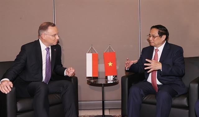 Prime Minister Pham Minh Chinh has a meeting with Polish President Andrzej Duda.