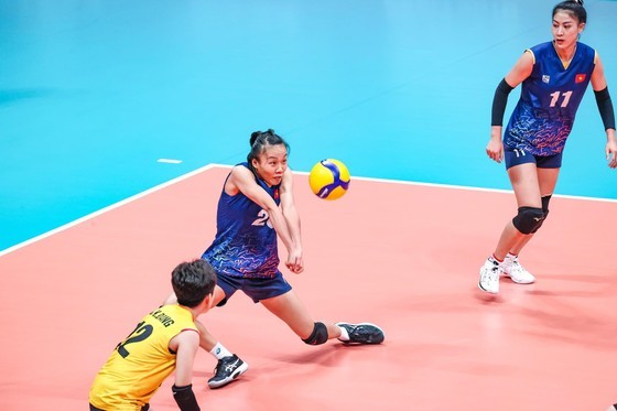 The Vietnamese women's volleyball team fails to emerge victorious in the semifinals. (Photo: AVC)
