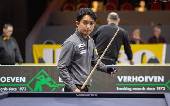 Vietnamese young billiards talent Chiem Hong Thai
