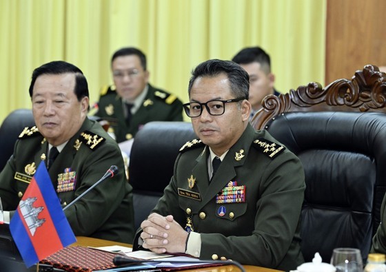 General Tea Seiha at the meeting (Photo: SGGP) General Tea Seiha at the meeting (Photo: SGGP)