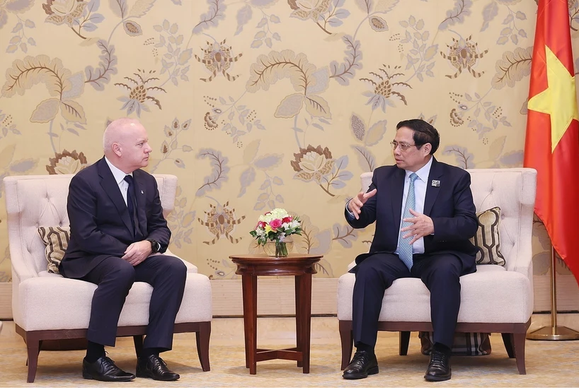 PM Chinh receives Equinor CEO Anders Opeda. (Photo: VNA) PM Chinh receives Equinor CEO Anders Opeda. (Photo: VNA)