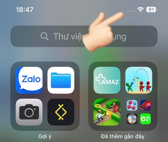 In District 7, until 19:00 p.m., Mobifone signal was still weak. (Photo: SGGP) In District 7, until 19:00 p.m., Mobifone signal was still weak. (Photo: SGGP)