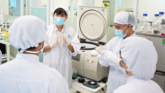 Specialists are working in the Institute of Stem Cells (in Vietnam National University – HCM)
