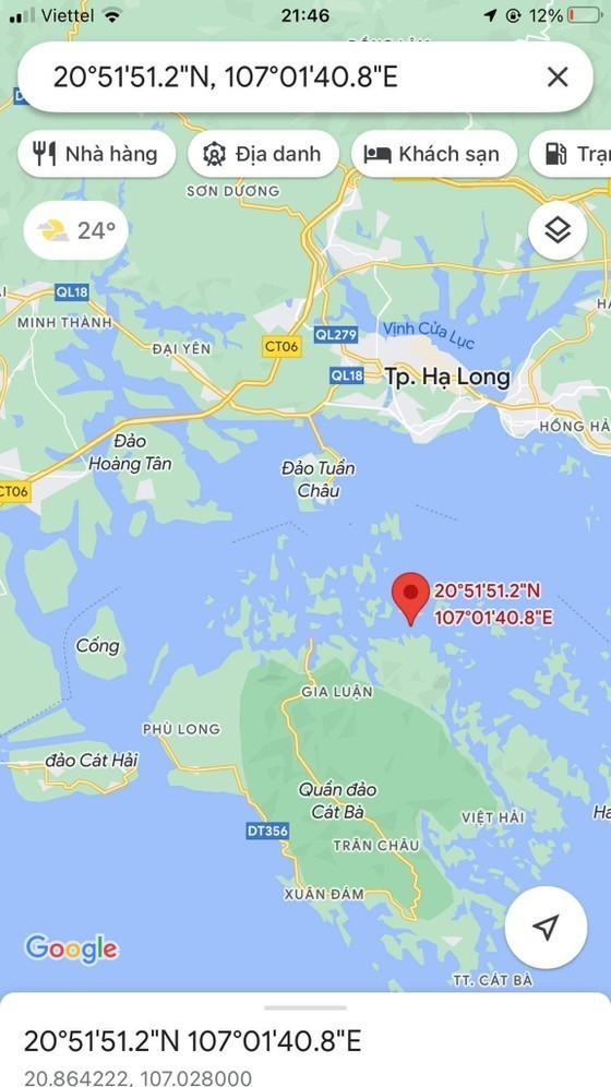 The location of the accident