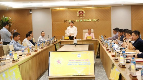 The press conference