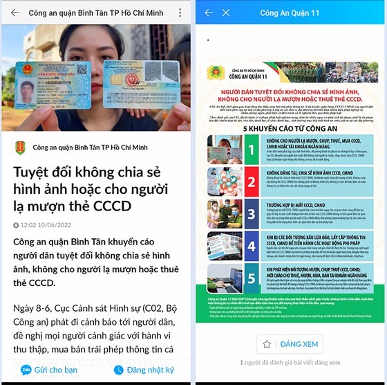 The police often use social networks to warn citizens against new scamming tricks