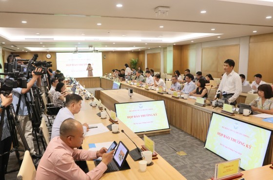 The press conference (Photo: SGGP)