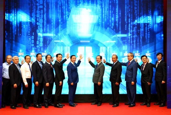 The act of pressing the button to official launch ESC in SHTP