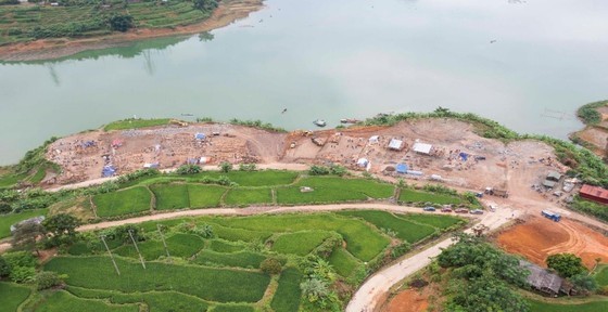 The resettlement area in Na Lech Village The resettlement area in Na Lech Village