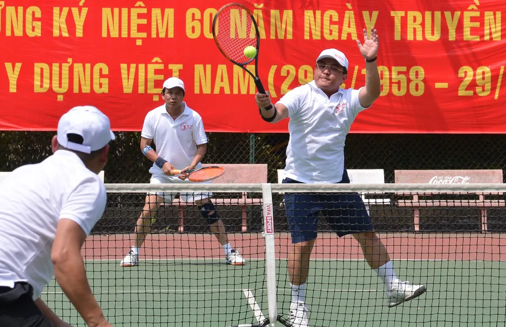 Giải quần vợt Sở Xây dựng các tỉnh, thành phố năm 2018: Sân chơi lành mạnh cho người lao động ảnh 1