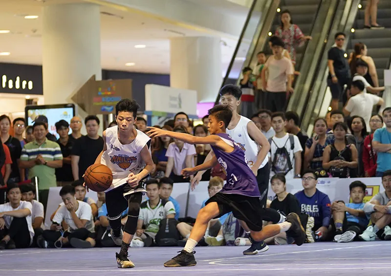 Các thí sinh tranh tài tại Hội trại