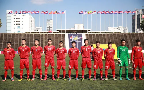 Khoảnh khắc chiến thắng của U22 Việt Nam trước U22 Philippines ở trận ra quân ảnh 1