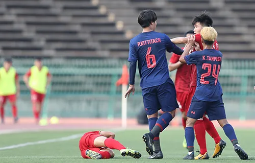 Giải U22 Đông Nam Á 2019: Thất vọng với lối đá xấu xí của U22 Thái Lan ảnh 7