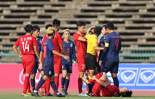 Giải U22 Đông Nam Á 2019: Thất vọng với lối đá xấu xí của U22 Thái Lan ảnh 6