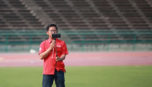 Phóng viên Indonesia do thám tuyển U22 Việt Nam tập trước trận bán kết ảnh 3