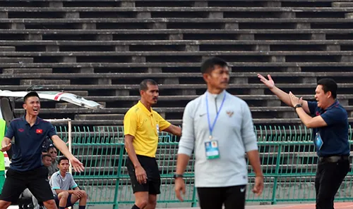 Giải U22 Đông Nam Á 2019: Trọng tài phá hỏng trận bán kết Việt Nam - Indonesia ảnh 1