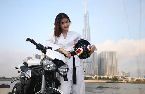 Người đẹp Karatedo Bùi Minh Anh chia sẻ những điều thú vị trong ngày 8-3 ảnh 8