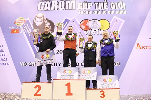 World Cup Billiards 3 băng TPHCM 2019: Tay cơ Frederic Caudron lên ngôi vô địch ảnh 2