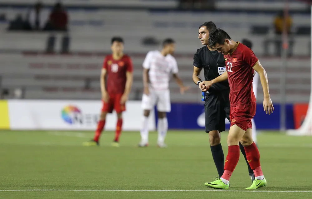 U22 Việt Nam hồi hộp với chấn thương của Tiến Linh ảnh 1