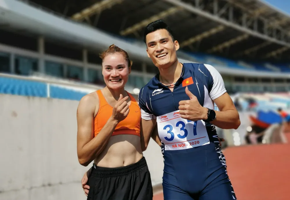 Kết thúc giải vô địch điền kinh Quốc gia 2020: Lê Tú Chinh xuất sắc đoạt 5 HCV ảnh 3