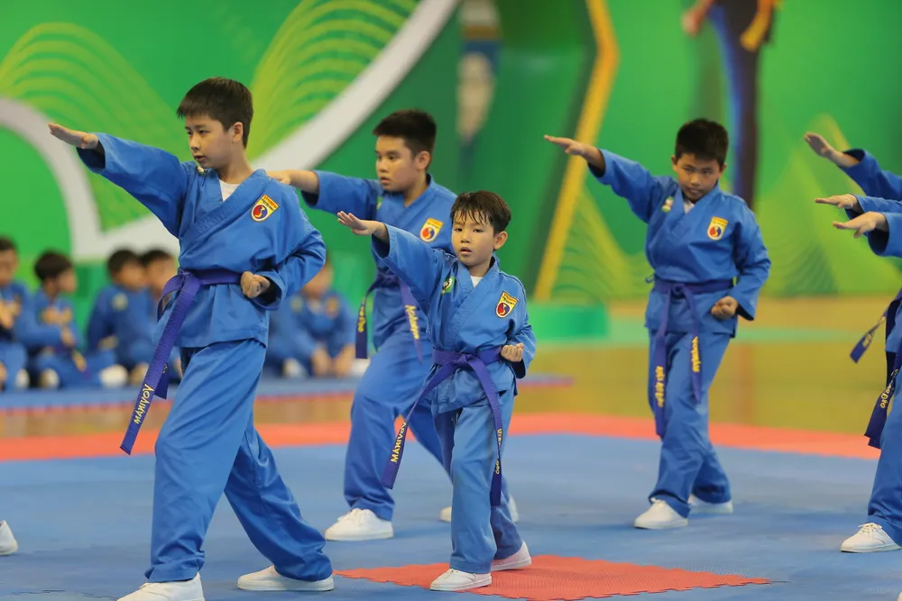 Gần 2000 võ sinh tranh tài Giải Vovinam Thể thao Học sinh TP.HCM 2023. Ảnh: Quỳnh Mai
