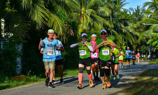 Giải chạy Bepharco Bến Tre Marathon 2023 dự kiến có khoảng 6000 VĐV về tham dự giải. Ảnh: Quỳnh Mai
