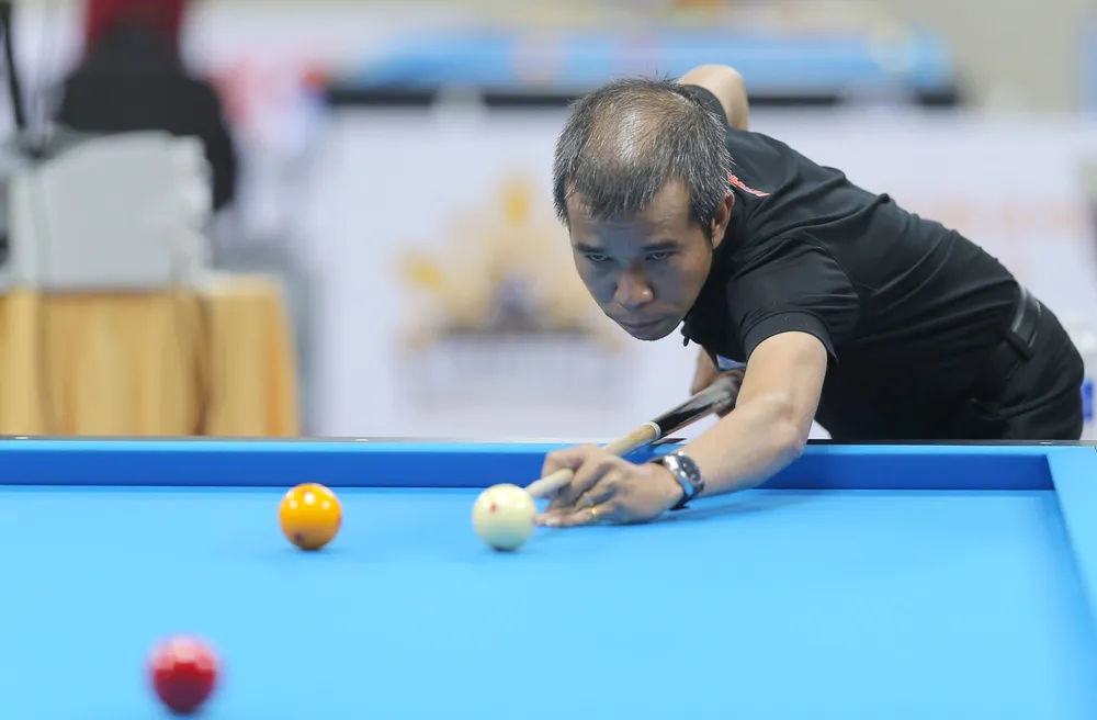 Giải Billiard Carom 3 băng HBSF Cup Tour 3, Trần Quyết Chiến - Bao Phương Vinh cùng thắng, chờ "chung kết trong mơ". Ảnh: Quỳnh Mai
