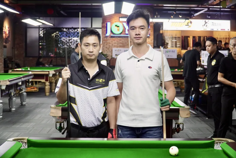 Các cơ thủ sẽ được thi đấu trên 8 bàn Joy Heyball chuẩn quốc tế. Ảnh: Quỳnh Mai