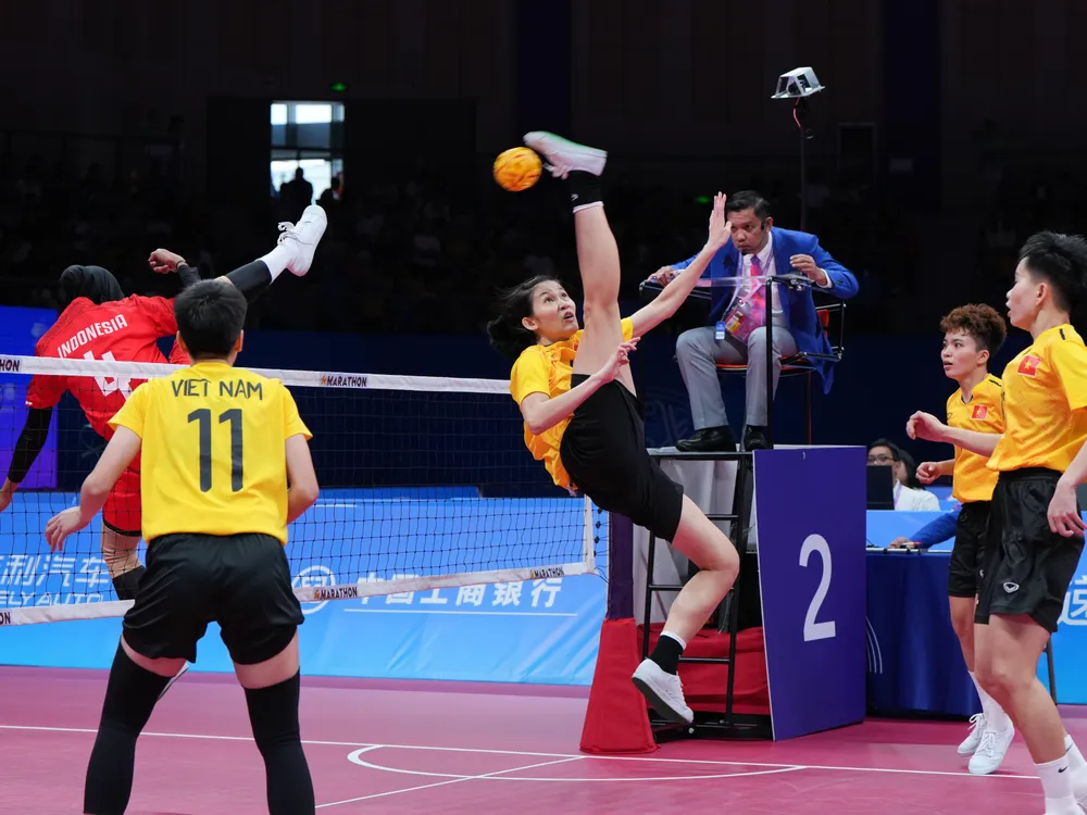 Pha ăn điểm để đem về chiếc HCV thứ hai cho đoàn Thể Thao Việt Nam