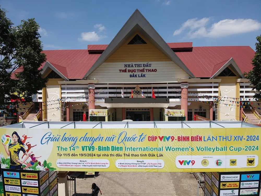 Giải Bóng chuyền nữ quốc tế “VTV9 – Bình Điền” lần thứ XIV – 2024 - Tất cả đã sẵn sàng. Ảnh: QUỲNH MAI
