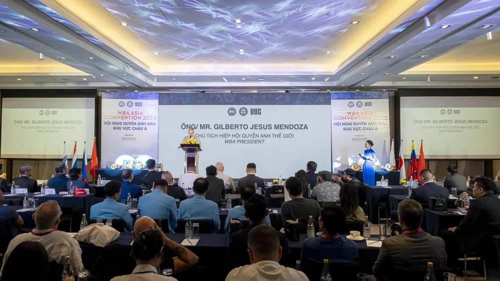 Hình ảnh lễ khai mạc Hội Nghị Quyền Anh Thế Giới khu vực Châu Á 2024. Ảnh: Quỳnh Mai