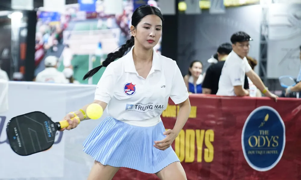 Giải đấu Pickleball YBA HCM 2025 - Trung Hậu Cup gây ấn tượng mạnh mẽ. Ảnh: Quỳnh Mai