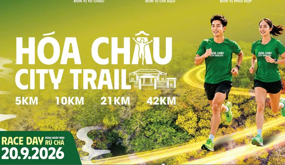 Huế lần đầu tiên tổ chức giải chạy City Trail tại rừng ngập mặn Rú Chá. Ảnh: Quỳnh Mai