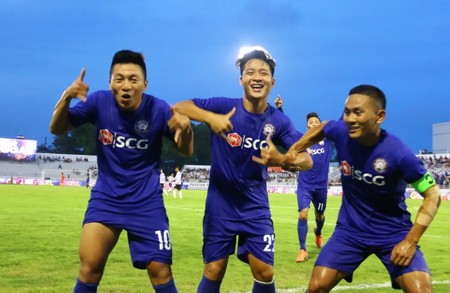 Trần Phi Hà (10, em trai Phi Sơn) tỏa sáng trong đội hình Bà Rịa Vũng Tàu. Ảnh: ANH TRẦN