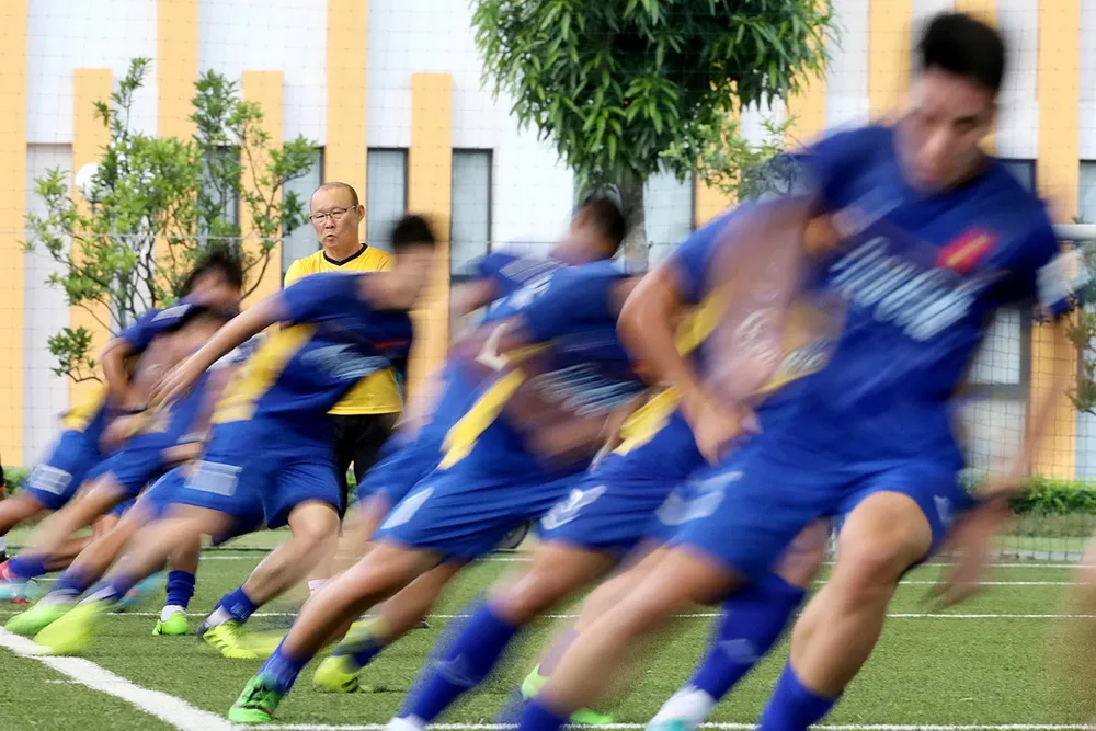 U23 Việt Nam bước vào giai đoạn cuối của đợt chuẩn bị cho Asiad 2018. Ảnh: MINH HOÀNG