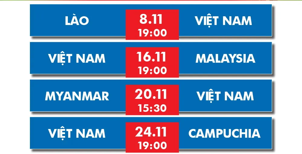 Lịch thi đấu AFF Cup 2018 ảnh 1