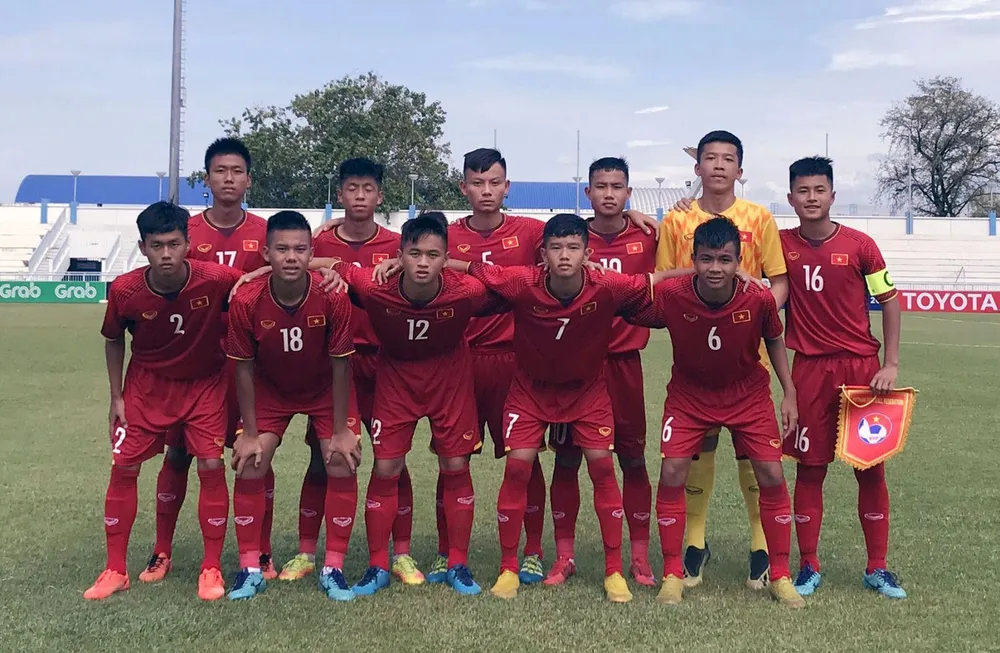 Đội U15 Việt Nam. Ảnh: Đoàn Nhật
