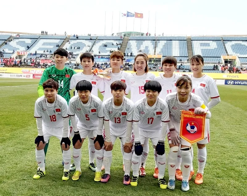 ĐT nữ Việt Nam sẽ gặp Australia hoặc Trung Quốc ở vòng play-off. Ảnh: ĐOÀN NHẬT