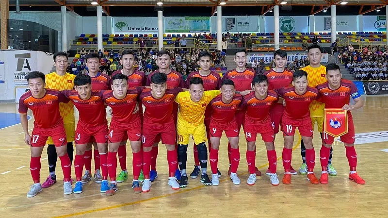 Các tuyển thủ Việt Nam trong chuyến tập huấn lần này. Ảnh: Anh Trần