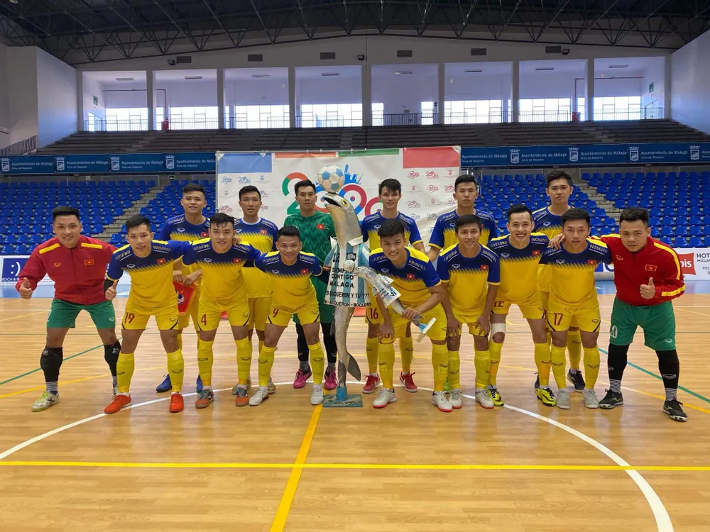 ĐT futsal Việt Nam thắng trận đầu tiên tại Tây Ban Nha ảnh 1