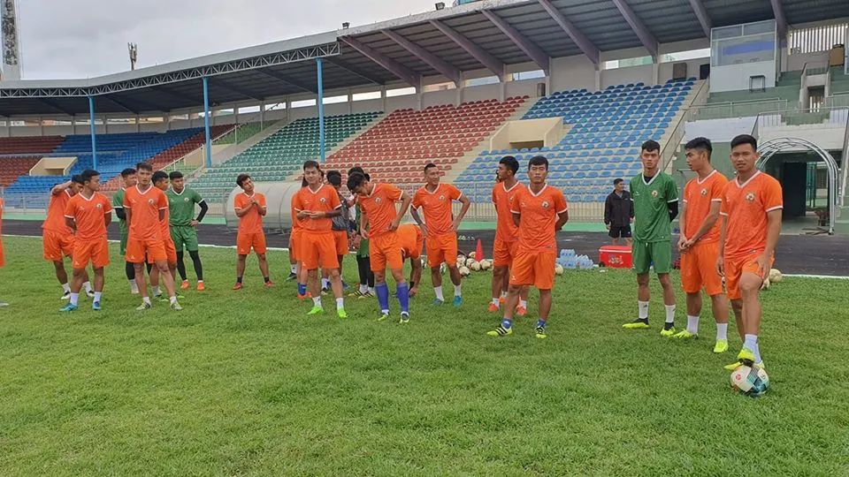 Các cầu thủ Bình Định sẵn sàng cho mùa giải mới