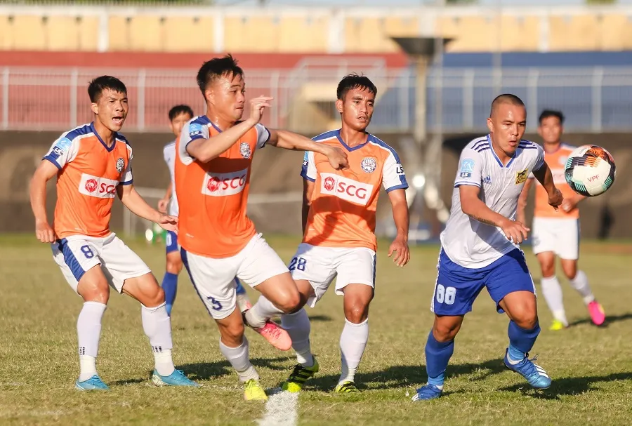 Huế để thua trắng trước BR-VT trên sân nhà. Ảnh: Hữu Thịnh