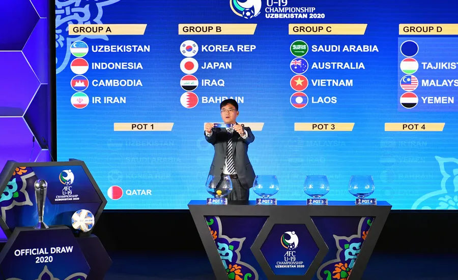 U19 Việt Nam rơi vào bảng C khá cân sức.