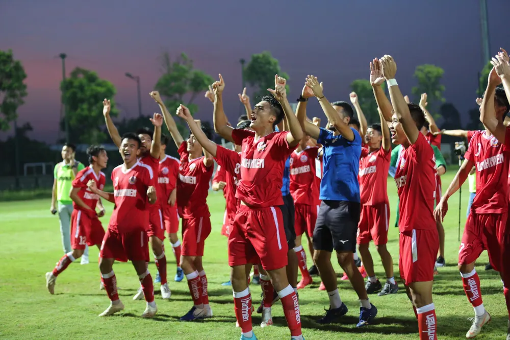 U19 PVF đăng quan ở VCK năm nay. Ảnh: Khả Hòa